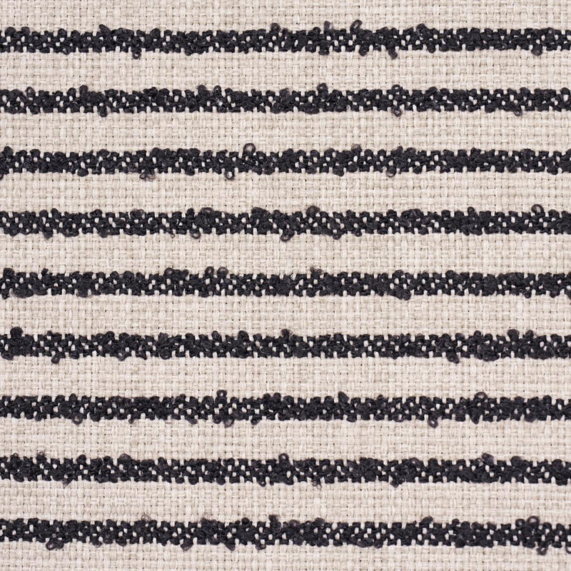 Tissu intérieur / extérieur à rayures bouclées, Jute