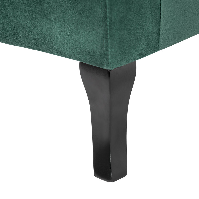 Mccormack Upholstered Wingback Chair, Green
