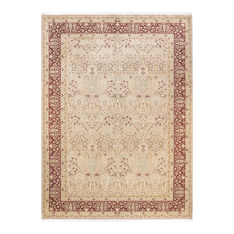 Classic One-of-a-Kind 9' 2" X 12' 2" Hand Knotted Area Rug