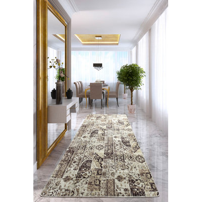 Premium Hall Carpet, 100% Polyester, 39.4 x 78.7 Inches | 4 mm Pile Height, 10 mm Total Thickness | Antibacterial, Non-Slip Underside, Machine Washable | Perfect for Entryway, Living Room & Home Décor