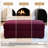 Upholstered Purple Square Corduroy Ottoman with Solid Wood Legs, Single Ottoman Modular Part For Sectional Sofa-1673159787-1673159786