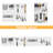 4pack White Pegboard Panels Metal Tool Organizer for Garage Workshop Kitchen Home Wall Storage