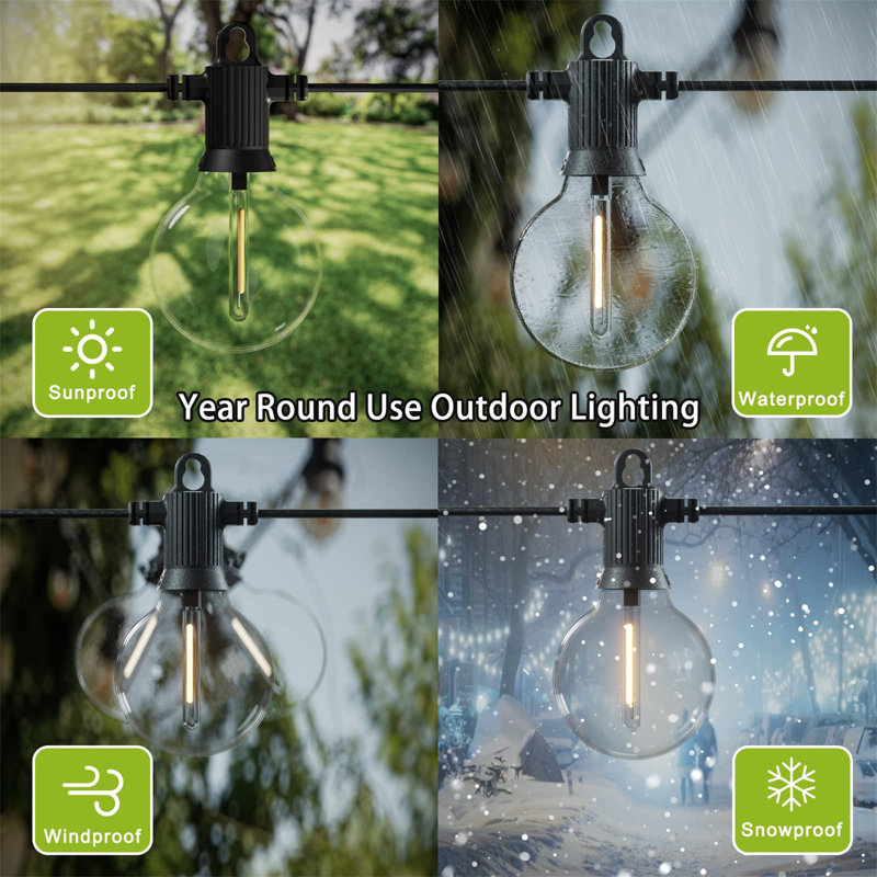 Cassada 4cm 25 - Bulb Globe String Light