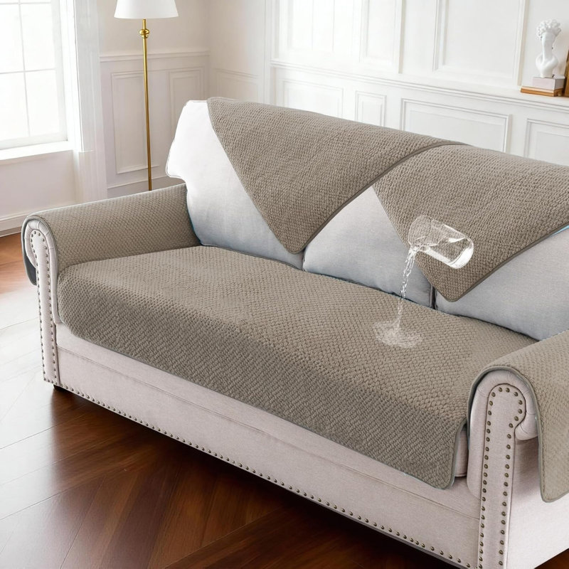 Slipcover, Tan, 180 cm H x 90 cm W