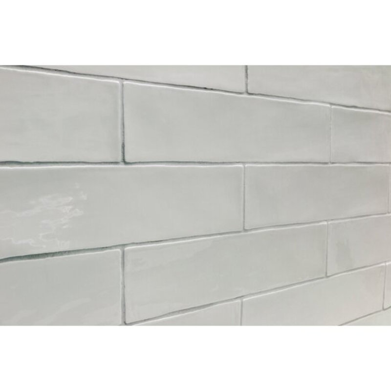 Lancaster 3x12 Polished Ceramic Subway Tile, Gray