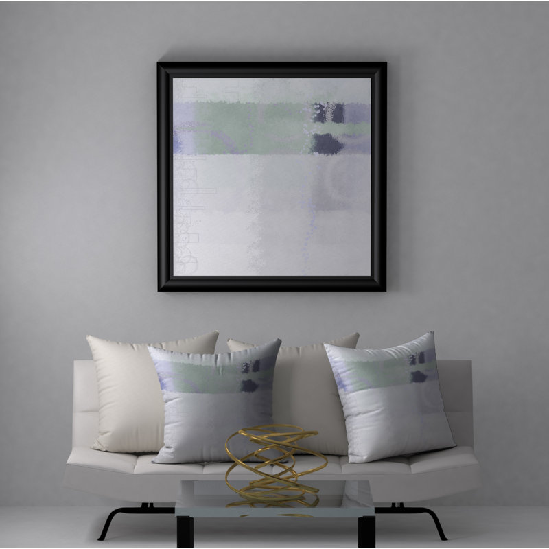 Abstract Throw Pillow, 24" H x 24" W