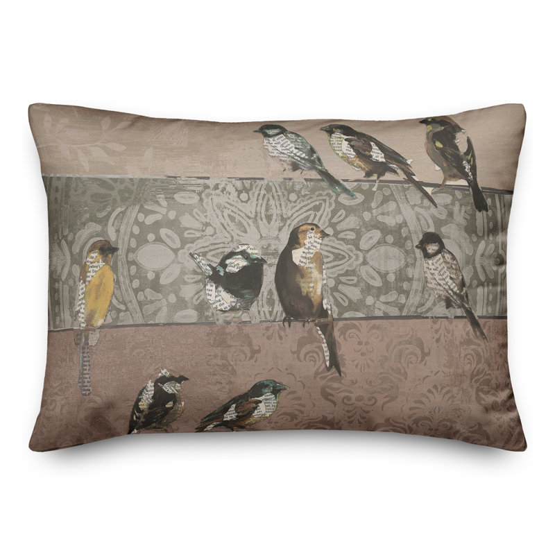 Housse de coussin rectangulaire en polyester 