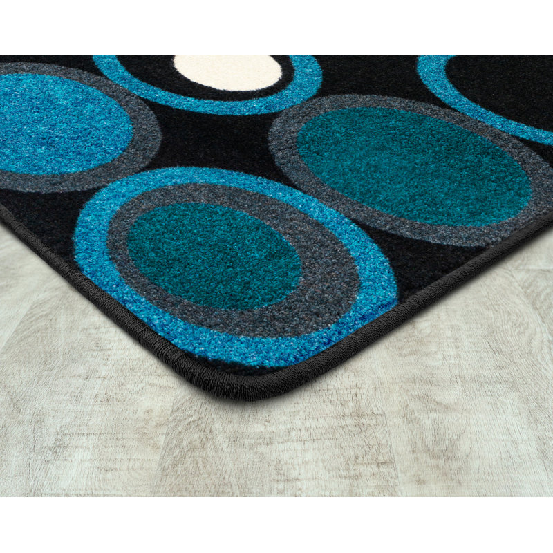 Tapis touffeté à motif géométrique, Rectangle 5 pi 4 po x 7 pi 8 po