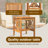 vidaXL Garden Sofa Set 3 pcs Oil Natural Solid Acacia Wood-683280420