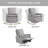 Uptown 360-Degree Swivel Glider Recliner -70749569