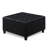 Large Storage Ottoman With Wooden Legs Upholstered Button Tufted Coffee Table With Nail Trims For Living Space
