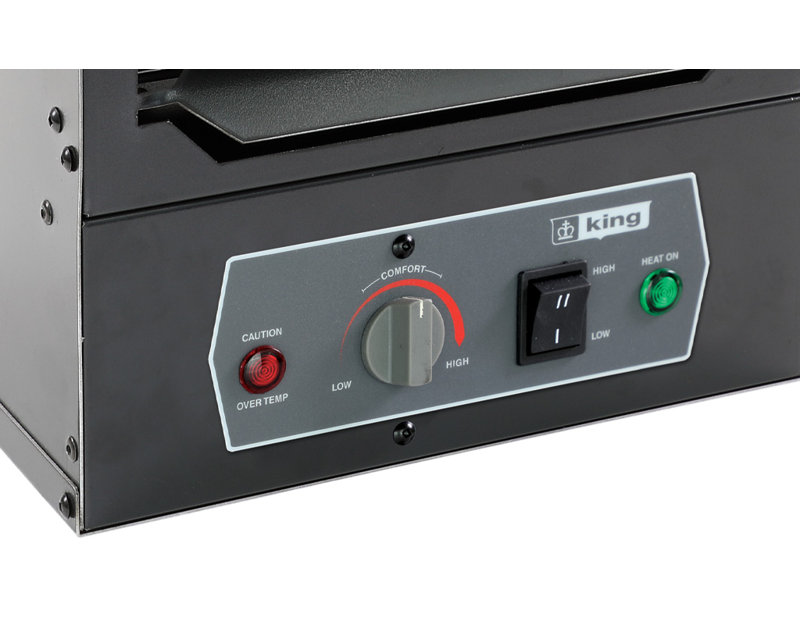 Chaufferette KBP-LHP, 240V 5700W 1 Ph W / Sp Stat, avec interrupteur haut / bas, veilleuses et support