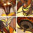Yurig Glass Semi Flush Mount