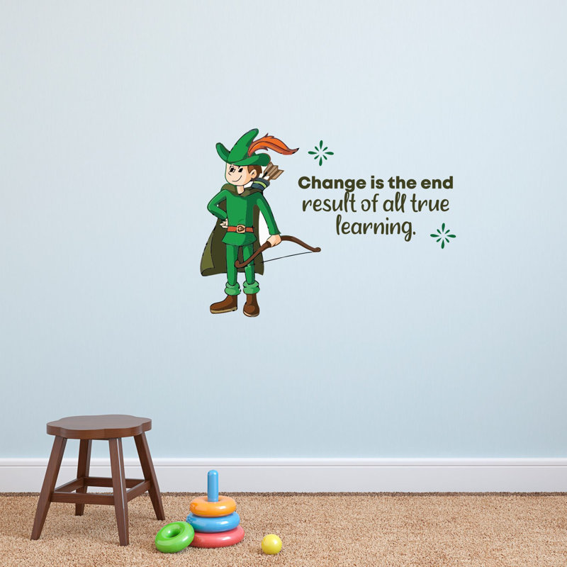 Text & Numbers Wall Decal, 15" H x 30" W x 0.05" D