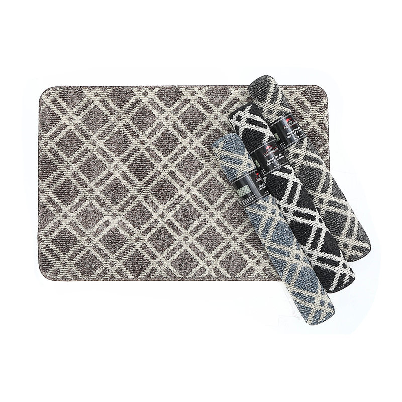 Geometric Indoor Doormat, Rectangle 3' x 4'