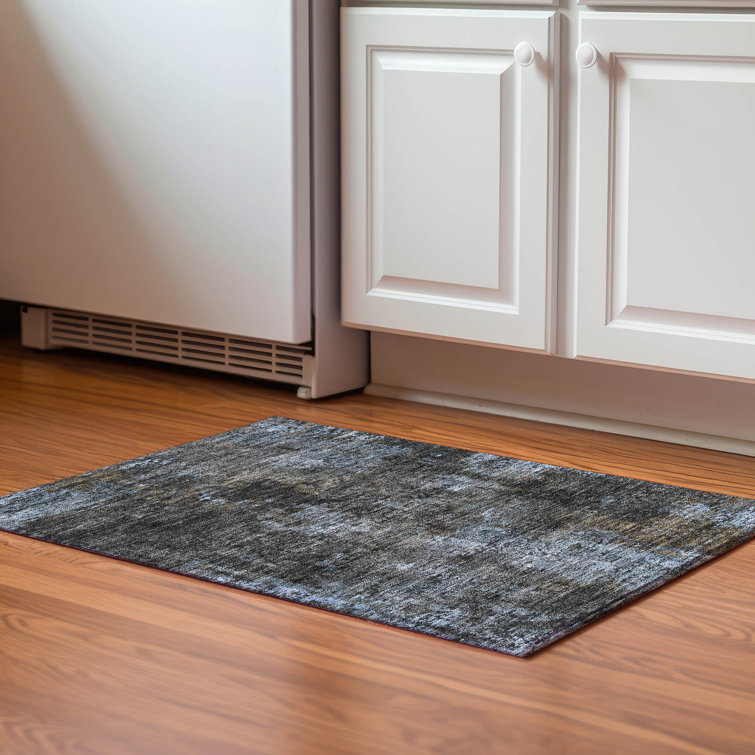 Premium Machine Washable Prisco Graphite Rug