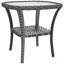Table basse avec tablette de rangement Outsunny