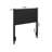 Pasadena Twin Mid Century Modern Wood Panel Headboard, Black-1346192279-1346192275