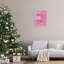 Art mural sur toile «Merry and Bright Pink Pine» par Louise Allen Designs-440981859-440981861