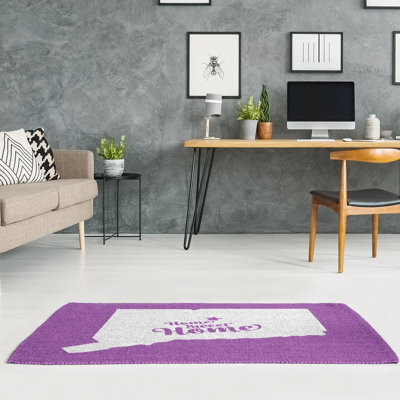 Tapis de zone mauve hartford the home