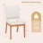 Modern Kitchen Chair Set of 2 Dining Chair with Rubber Wood Legs & Padded Seat-1777710727
