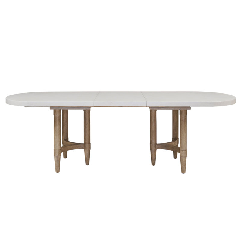 Table extensible à deux piédestaux Triad