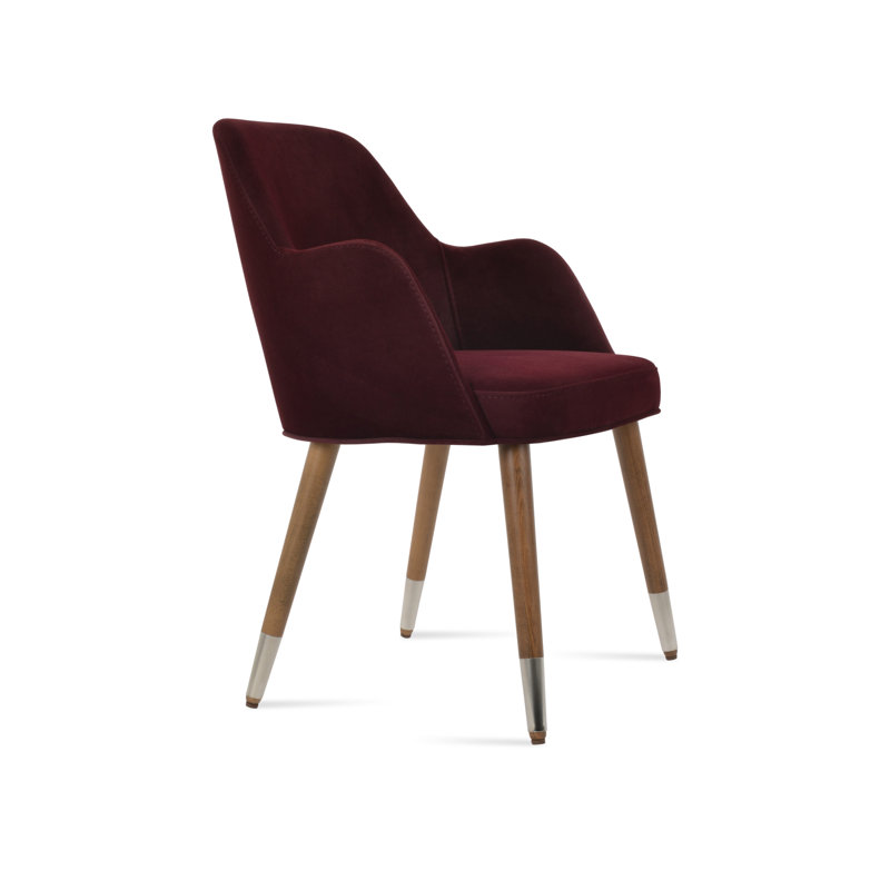 Chaise en bois Marash Arm, Noyer