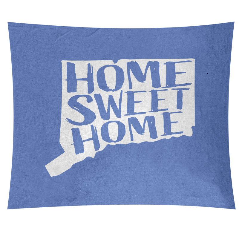 Tapisserie murale connecticut doux pour la maison, H 27,5 po x l 37,5 po, Bleu