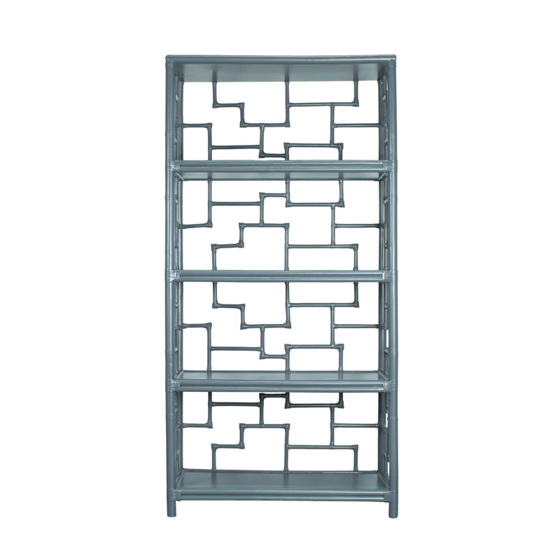 Tibet 72"H x 36"W Bookcase, Regatta Blue