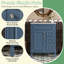 Meuble-lavabo bleu 24 po avec lavabo en céramique