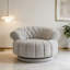 Chaise d'appoint ronde et pivotante-1839552923