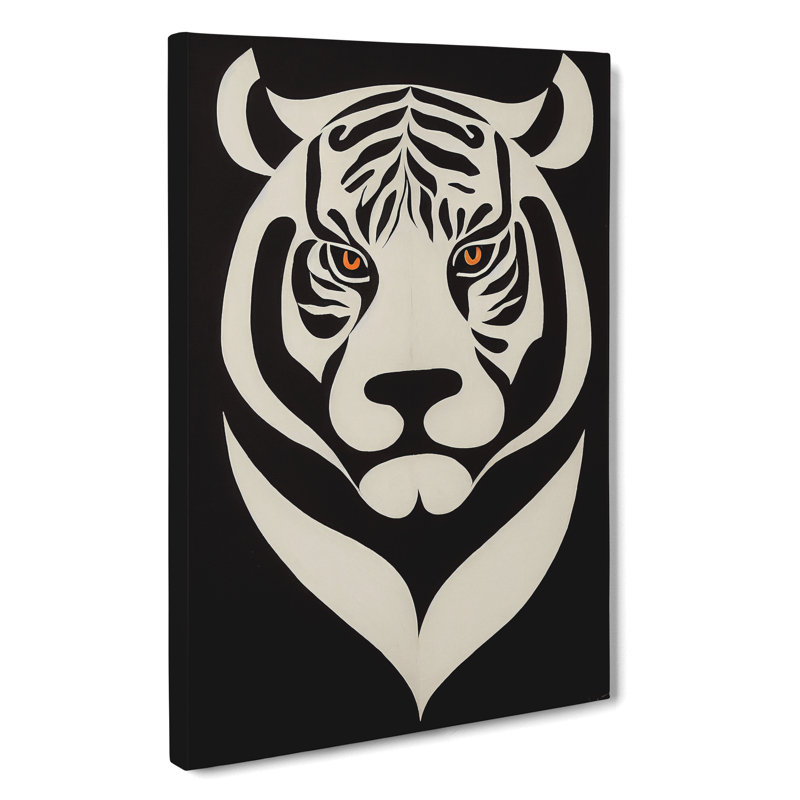 XC1022-4671X Tiger Art No.3 Abstract - Wrapped Canvas Print, 76cm H x 50cm W x 3cm D