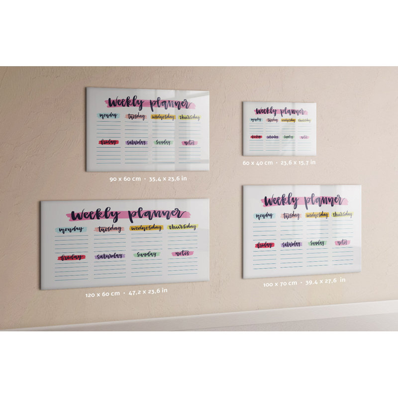 Magnetic Glass Dry Erase Board