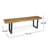 Yager Iron Outdoor Bench-1532732624