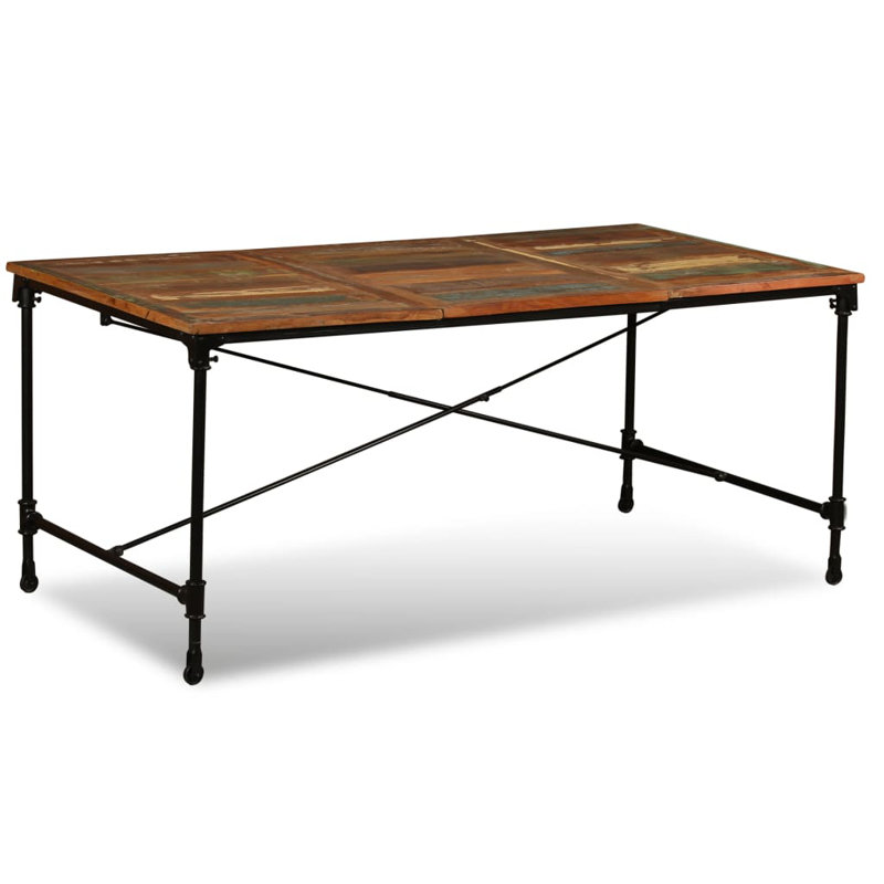 Table de salle à manger, 70,9 po x 35,4 po x 29,9 po, Brun foncé