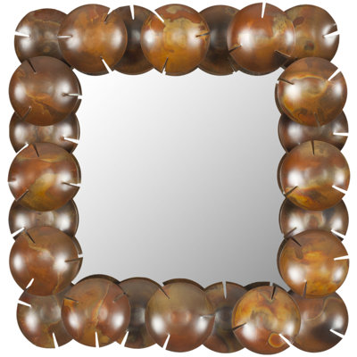 Miroir d'appoint rond et moderne Chanelle