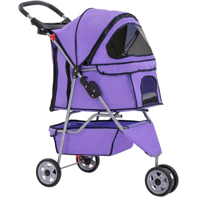 New Pet Stroller Cat Dog Cage 3 Wheels Stroller Travel Folding Carrier T13 -  ToccoLeggero, WFY - AM - B00SG-SCLIW