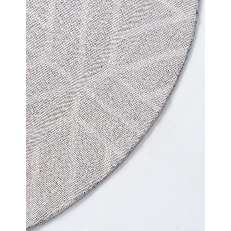 Tapis contemporain Clidy, Rond 5 pi