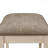 1-Piece Standard Height Bench - Chalk Gray Finish, Upholstered Seat, For Dining & Bedroom, Wooden Frame-2081135484-2081135487