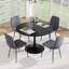 Ensemble 5 pièces de table et chaises de salle à manger style Mid-Century-907913986-907913997