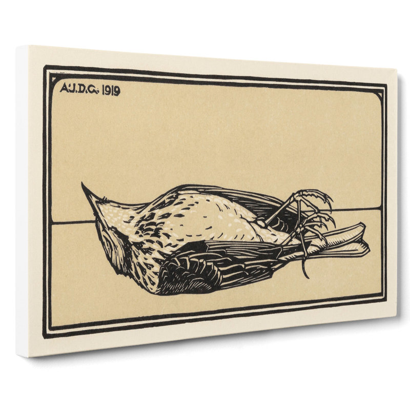 Dead Bird by Julie De Graag - Wrapped Canvas, 35cm H x 50cm W x 3cm D