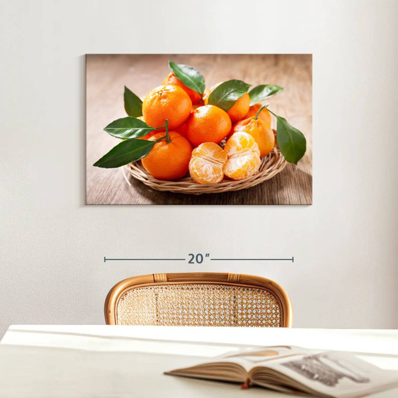 Yarlin Served Mandarin Oranges, 16" H x 24" W