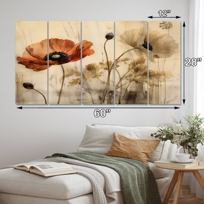 Plants & Flowers Wall Decor on Metal