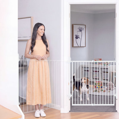 Stainless Steel Pressure Mounted Pet Gate