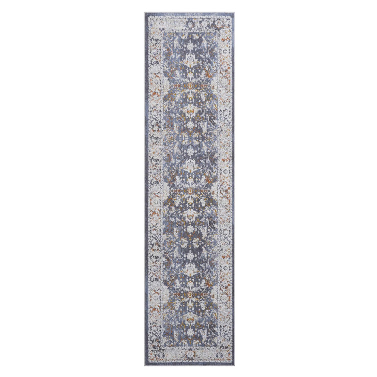 Naar Payas Area Rugs, Blue/Traditional Accent Power Loom Machine -Crafted Rug