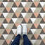 Hex Pie Neapolitan 8" x 9" Cement Patterned Wall & Floor Tile