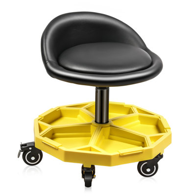 Backed Adjustable Height Active Stool