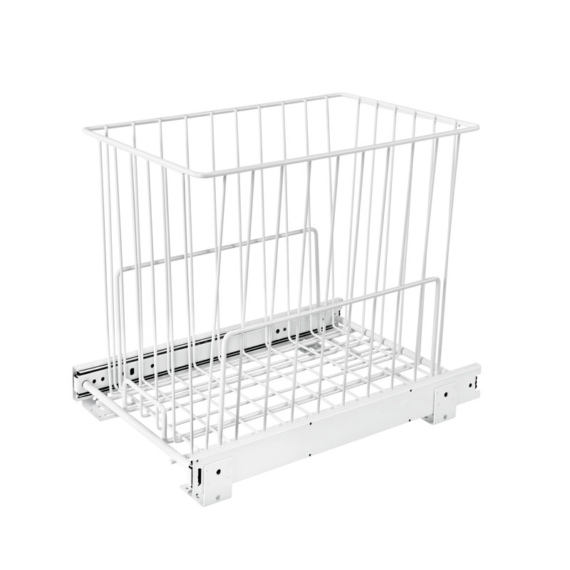 Panier à linge en acier Rev-A-Shelf, Petit H 14,87 po x l 11,75 po x P 17,91 po