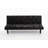 Sofa-to-Bed 66" Velvet Sofa Bed Transforms Seamlessly Convertible Futon Sleeper Oversized Chair Foldable Couch-1100920007