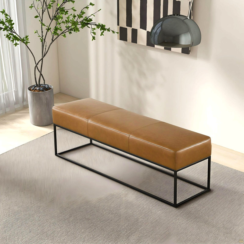 Leather Bench
